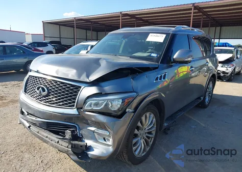 2017 Infiniti Qx80 из США, поврежденный, VIN JN8AZ2NE3H9158483